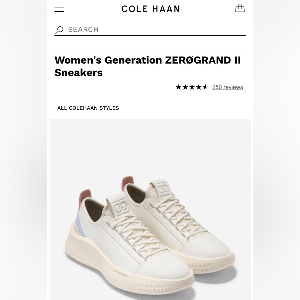 Cole Haan zerogrand generation zgrand II